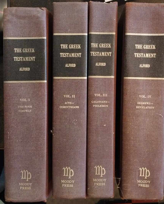 The Greek Testament by Henry Alford (4-Volume Set) image 0