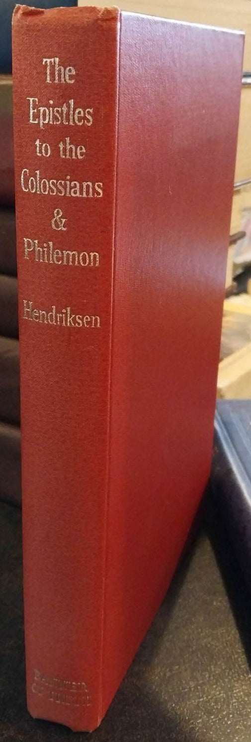 The Epistles to the Colossians & Philemon by William Hendriksen image 0