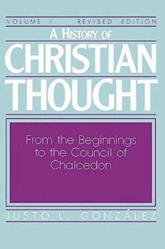 History Christian Thought Vol 1 by Justo L. Gonzalez image 0