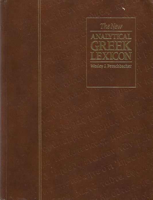 New Analytical Greek Lexicon by Wesley J. Perschbacher image 0
