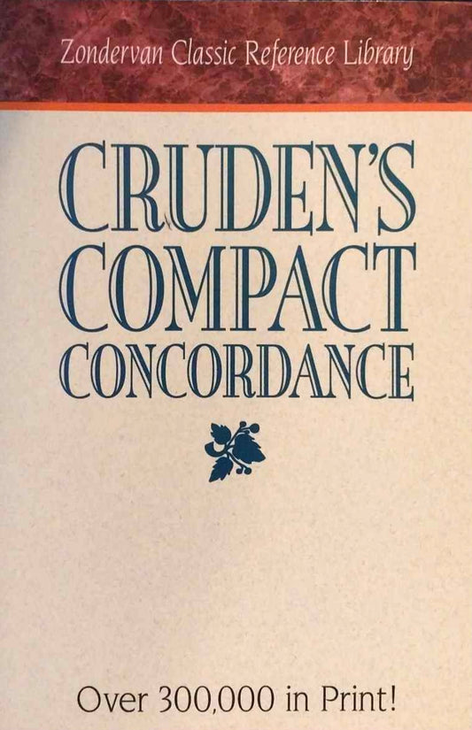 Cruden's Compact Concordance (Zondervan Classic Reference Library) image 0