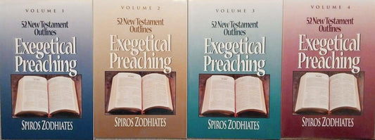 Exegetical Preaching by Spiros Zodhiates (4 Volume Set) image 0