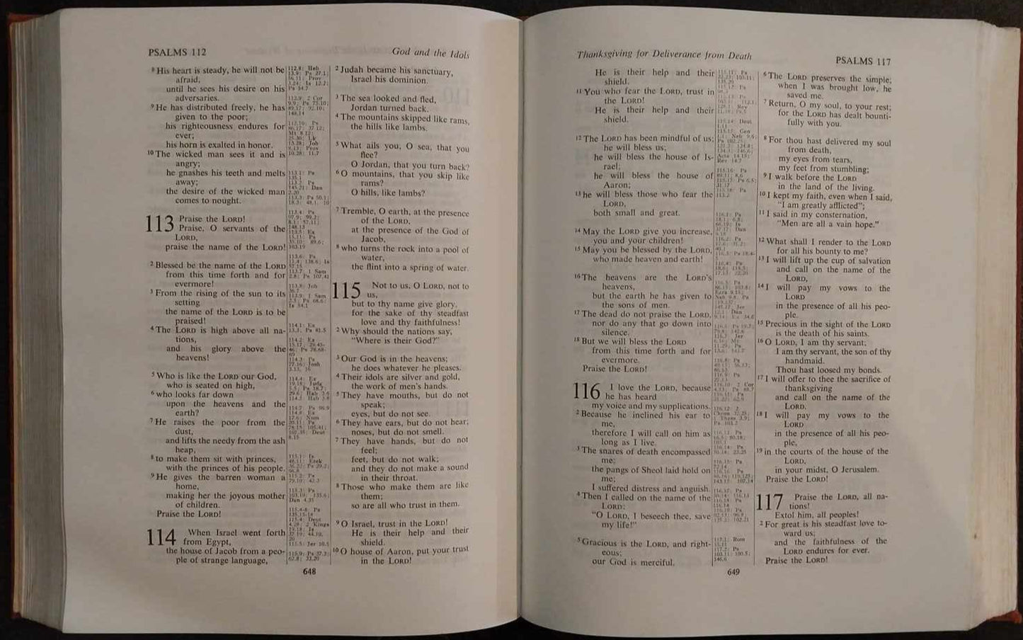 RSV Holy Bible, Reference Edition, Wide Margins image 1
