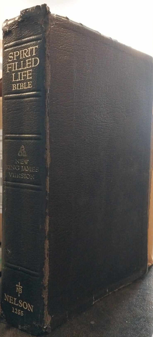 NKJV Spirit Filled Life Bible, Black Bonded Leather image 0