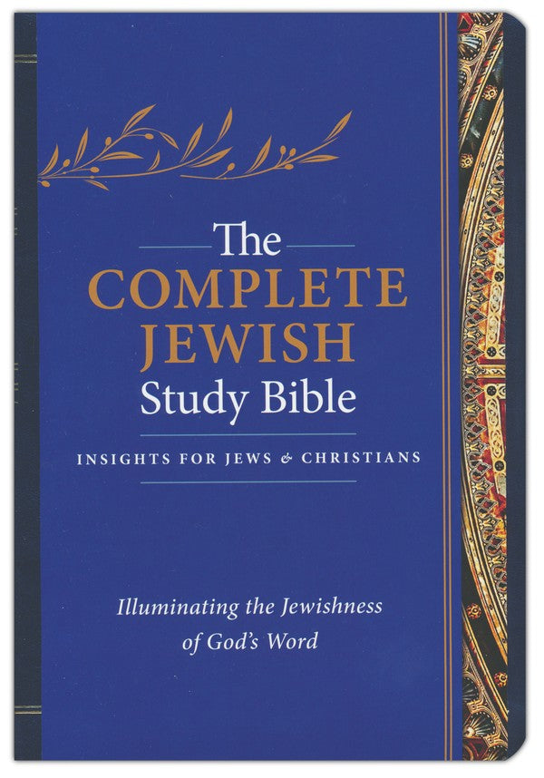 The Complete Jewish Study Bible, Flexisoft Leather, Dark Blue