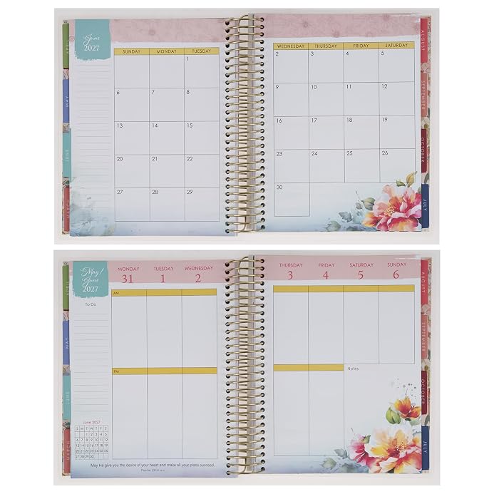 2027 18-Month Planner: Pray More, Worry Less (starts August 2026)