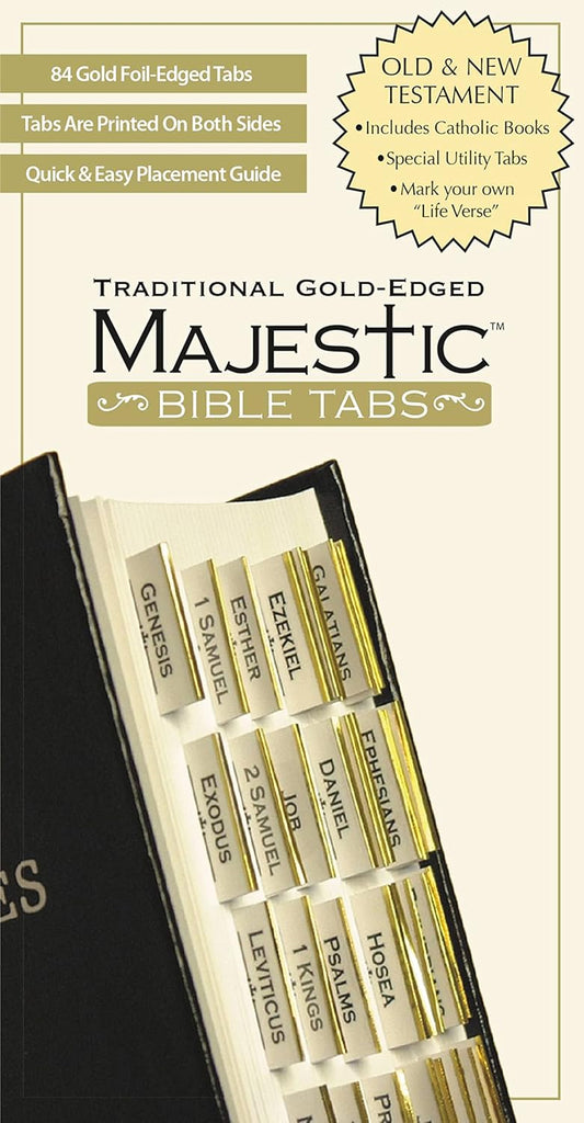 Majestic Bible Tabs: Traditional Gold-Edged