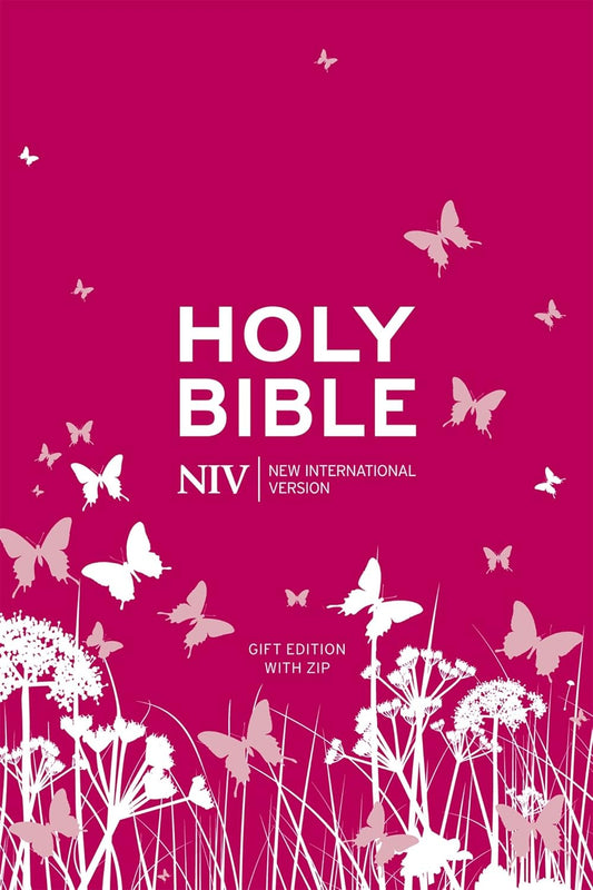 NIV Holy Bible, Pink Gift Edition with Zip