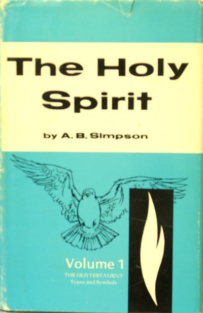 Book cover of 'The Holy Spirit' by A.B. Simpson with a dove and flame illustration.
