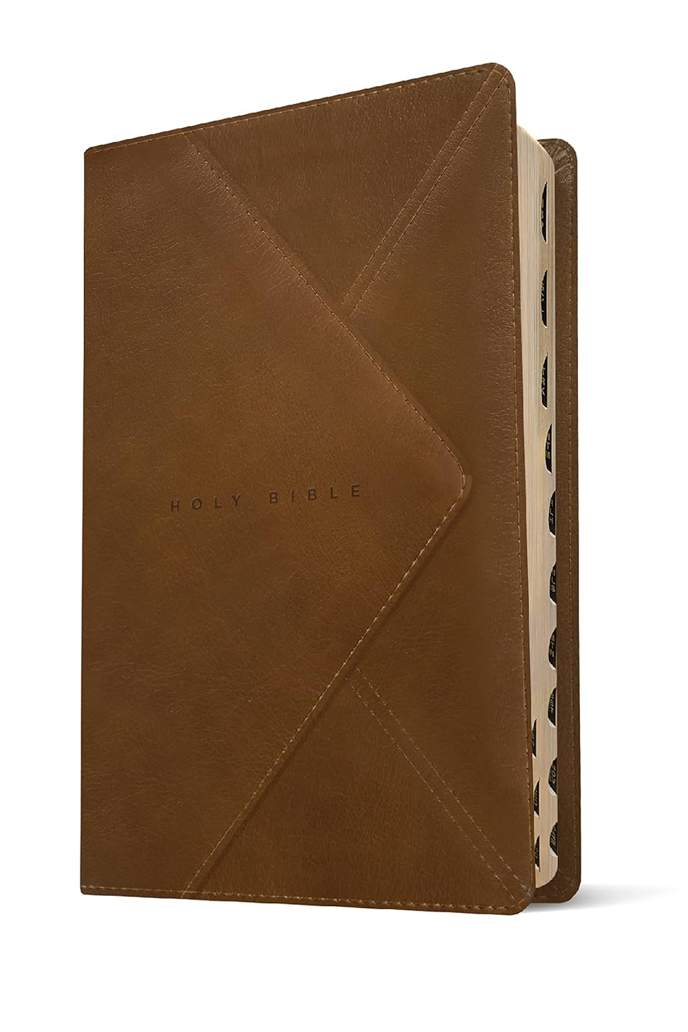 NLT Thinline Reference, Filament Enabled Edition, Thumb-Indexed (LeatherLike, Messenger, Brown)