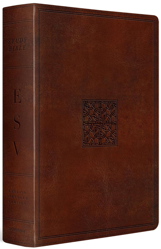 ESV Study Bible, Brown Imitation Leather image 0