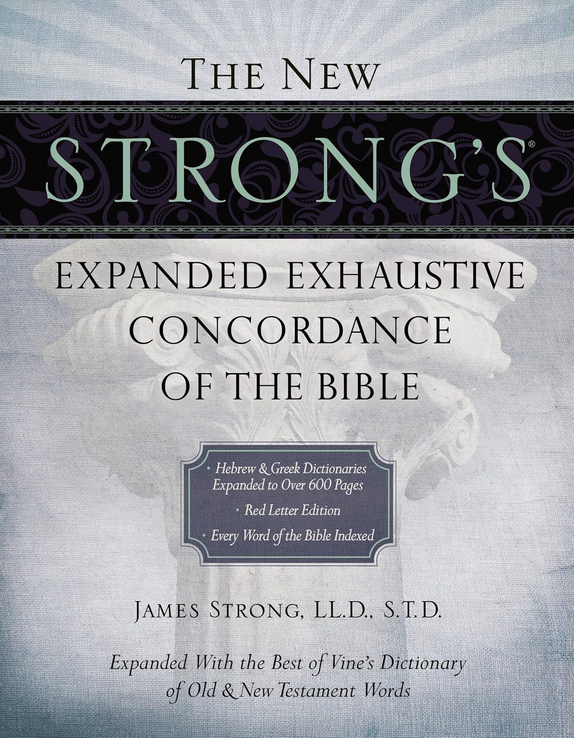 New Strong's Expanded Exhaustive Concordance of the Bible, Red Letter Ed. image 0