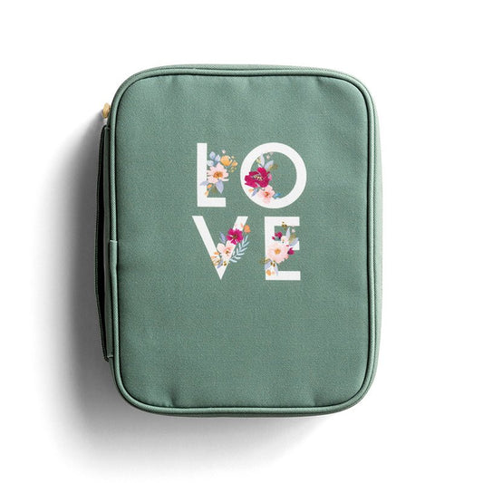 LOVE Bible Cover, Sage Green