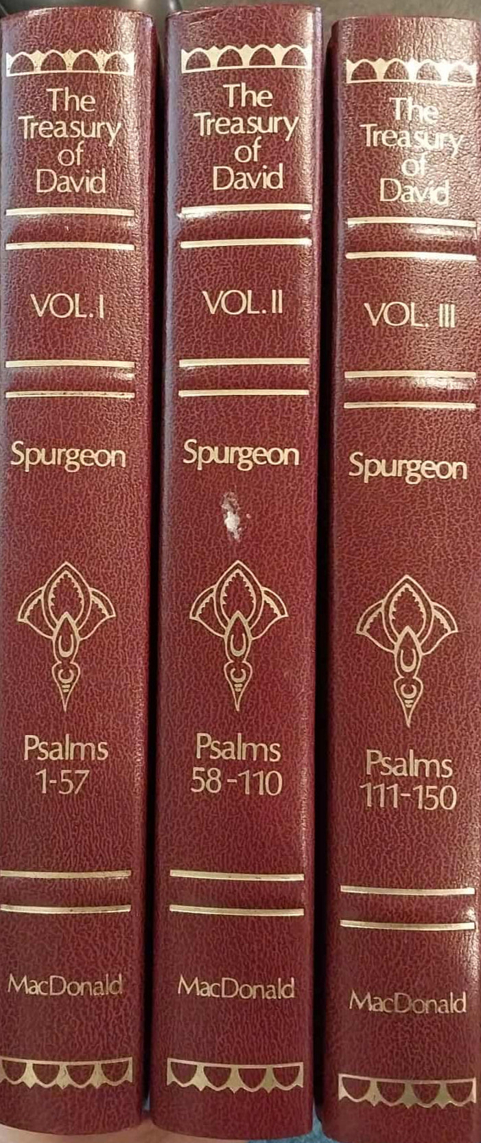 Treasury of David in 3 Volumes by Charles Spurgeon image 0
