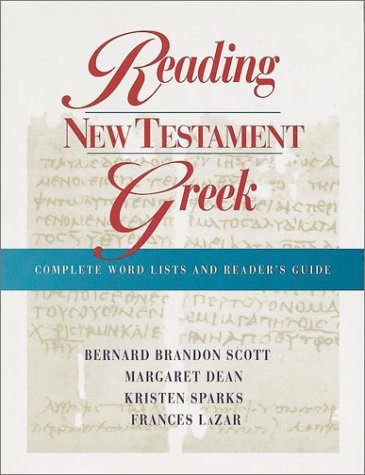 Reading New Testament Greek: Complete Word List and Reader's Guide image 0