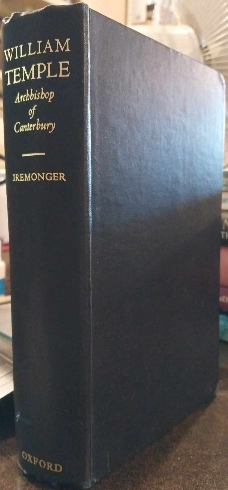 William Temple: Archbishop of Canterbury by F.A. Iremonger image 0