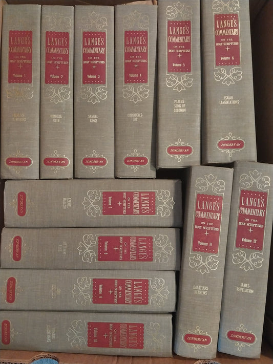 Lange's Commentary on the Holy Scriptures 12-Volume Set