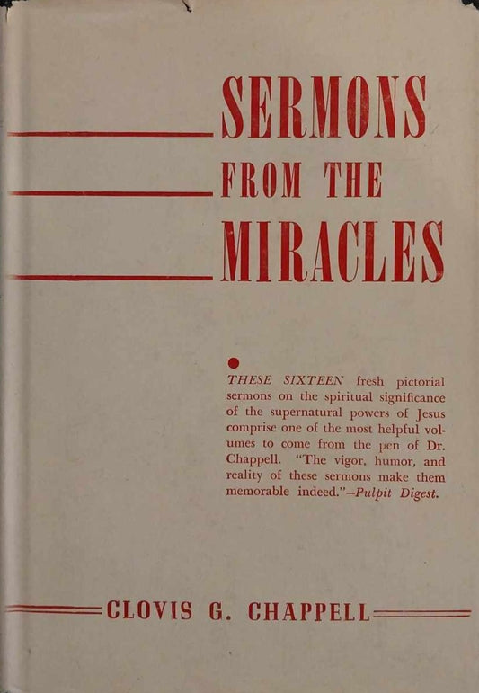 Sermons From The Miracles by Clovis G. Chappell image 0