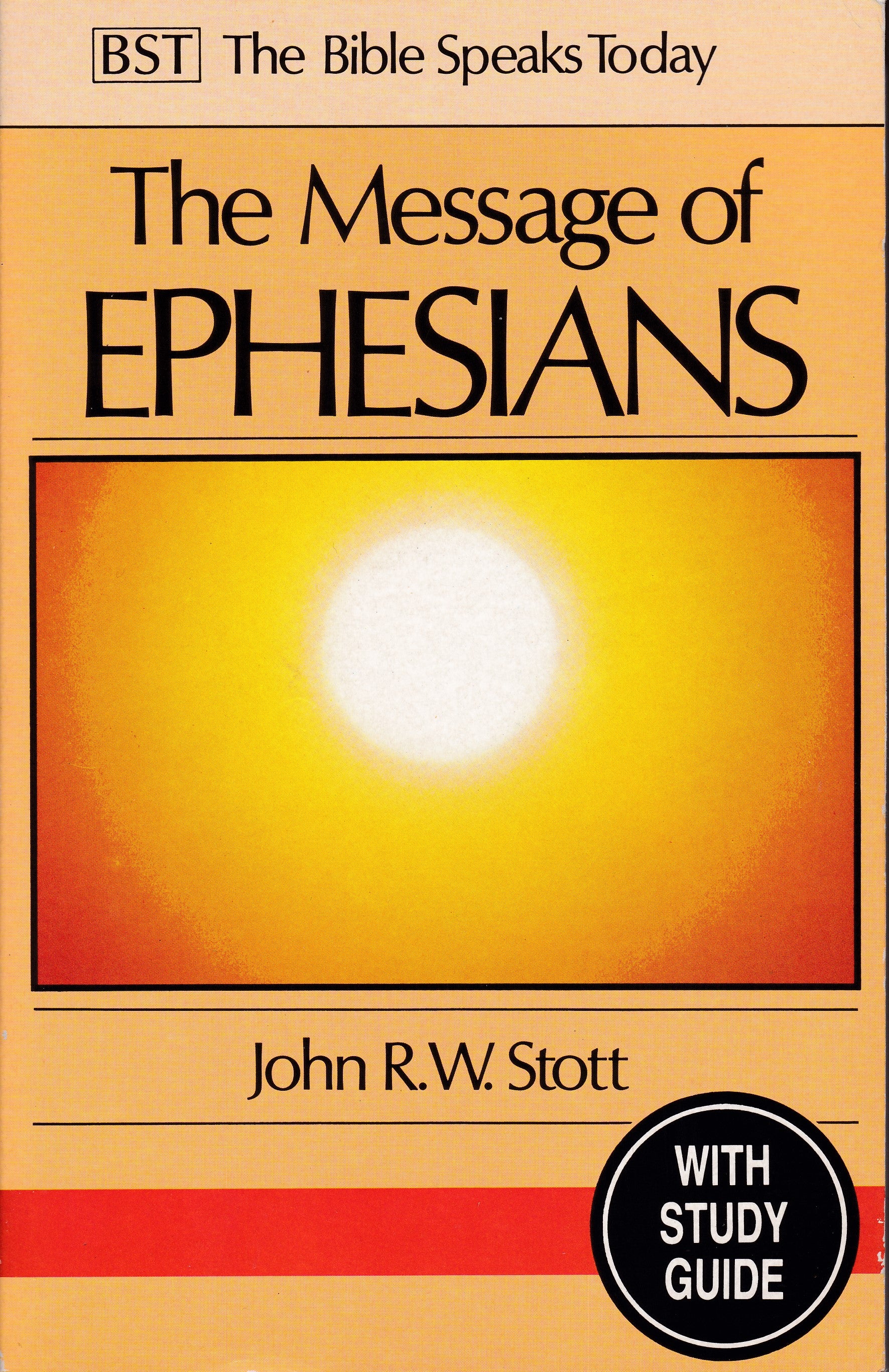 Ephesians (Bible Speaks Today) by John Stott image 0