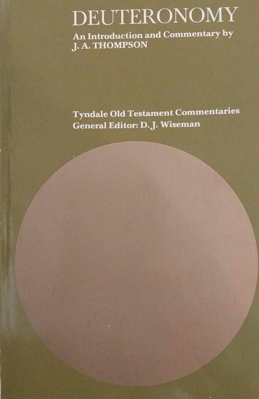 Deuteronomy (Tyndale Old Testament Commentaries) by J.A. Thompson image 0