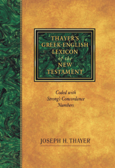 Thayer's Greek-English Lexicon of the New Testament by Joseph H. Thayer image 0