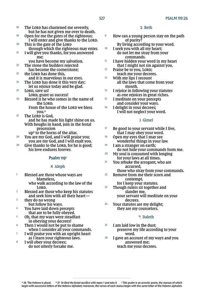 NIV Preacher's Bible, Verse-by-Verse Format, Comfort Print, Leathersoft, Black