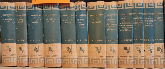 Interpretation New Testament Commentaries by R.C.H. Lenski, 12-Volume Set image 0