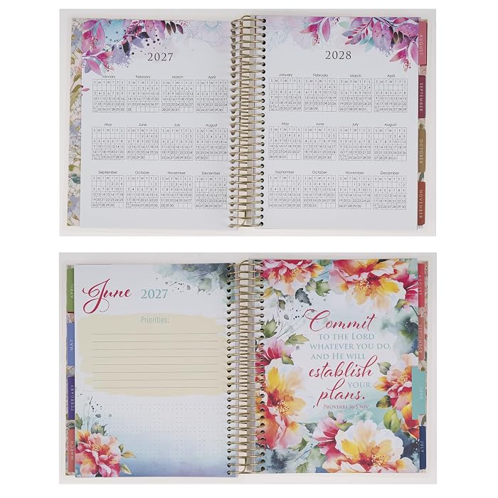 2027 18-Month Planner: Pray More, Worry Less (starts August 2026)