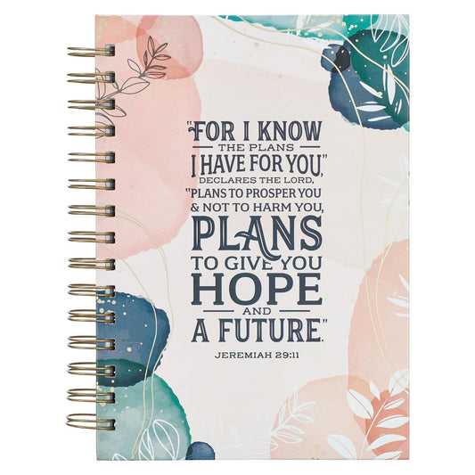 Journal: For I Know the Plans, A5 Spiralbound