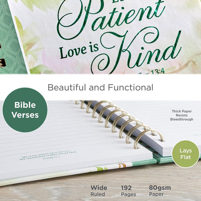 Journal: Love Is Patient, A5 Spiralbound