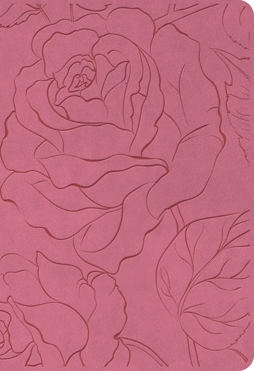 NLT Premium Value Compact Bible, Pink Rose LeatherLike, Filament-Enabled