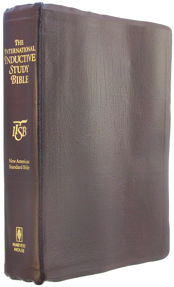 NASB International Inductive Study Bible, Leather, Large Print, Wide Margin image 0