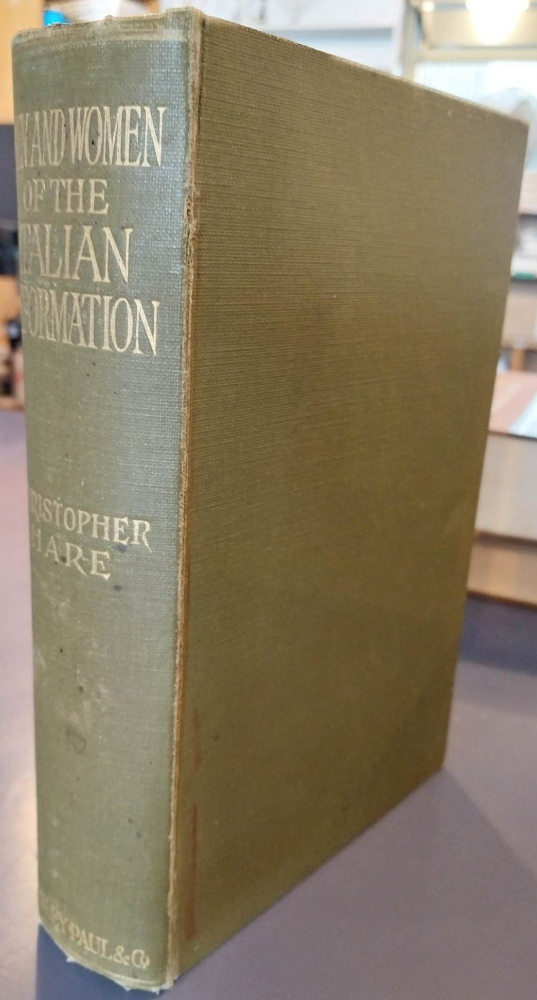 Men and Women of the Italian Reformation by Christopher Hare image 0