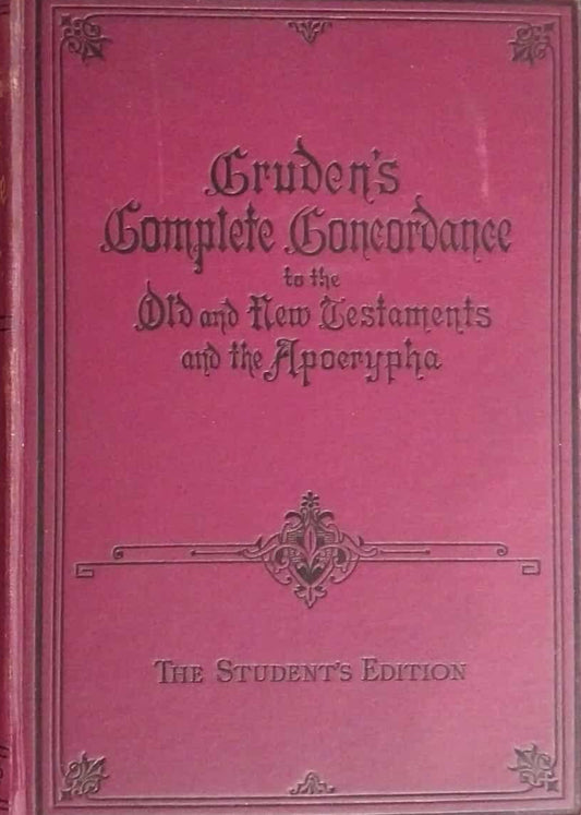 Cruden's Complete Concordance, 1893 image 0
