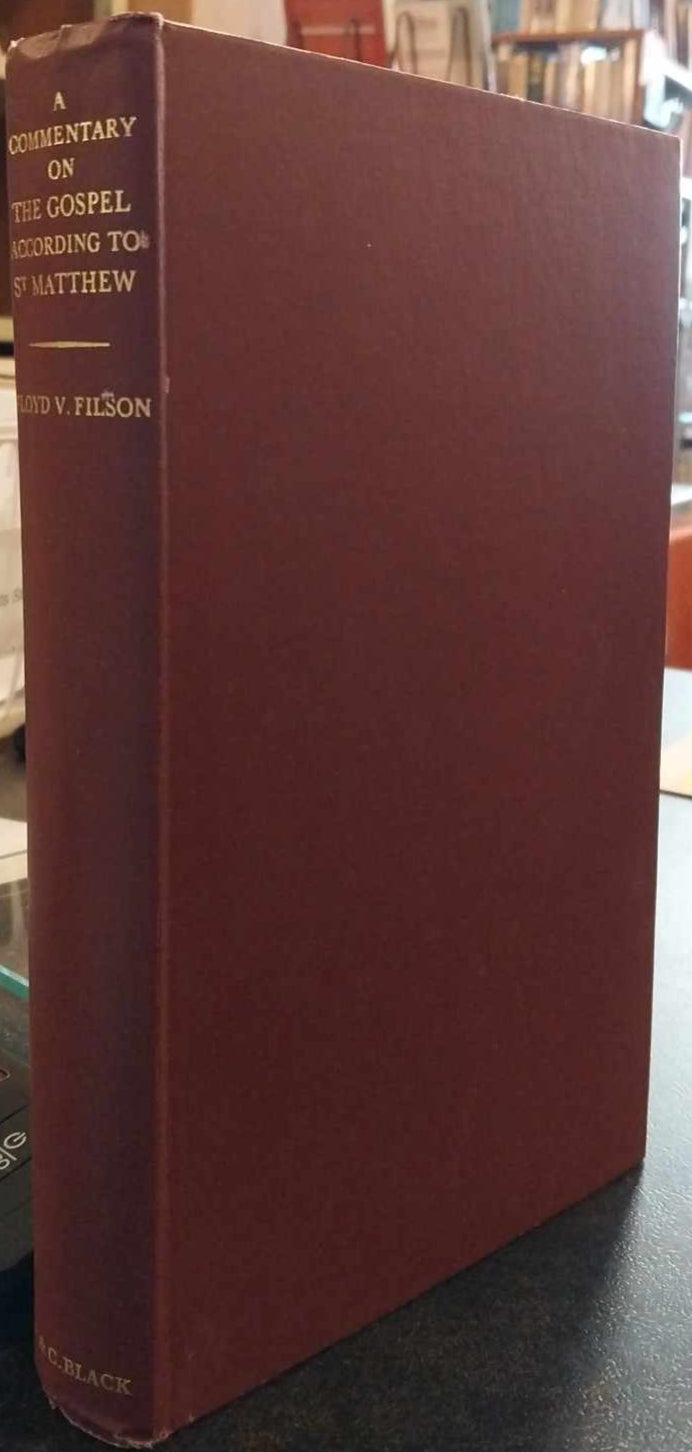 Commentary on the Gospel according to Matthew by Floyd V. Filson image 0