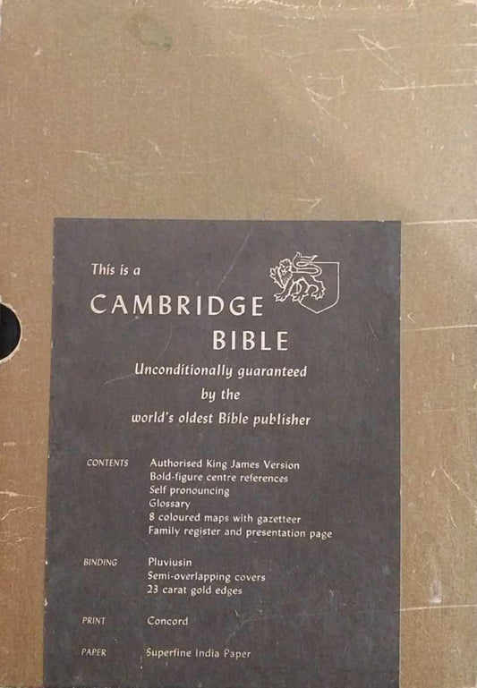 KJV Cambridge Bible image 0