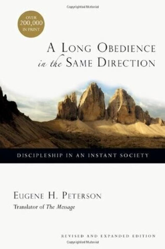 A Long Obedience in the Same Direction by Eugene H. Peterson image 1
