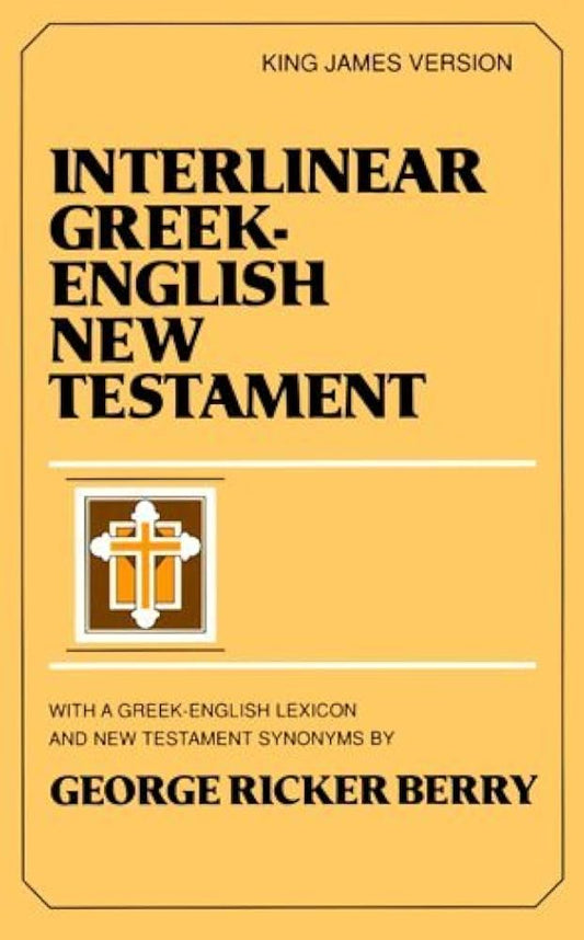Interlinear Greek-English New Testament by George Ricker Berry image 0