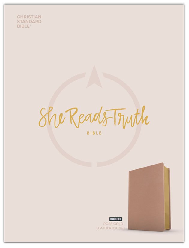CSB She Reads Truth Bible, Rose Gold Leathertouch