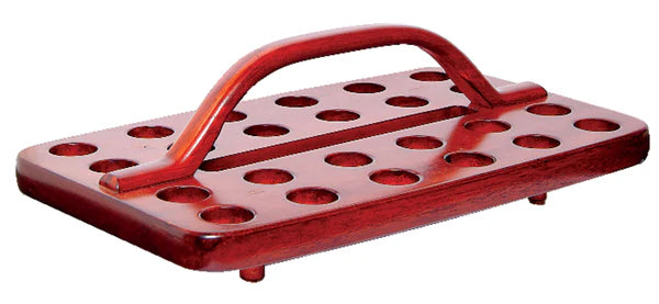 Communion Tray - 24 Hole (Mahogany)