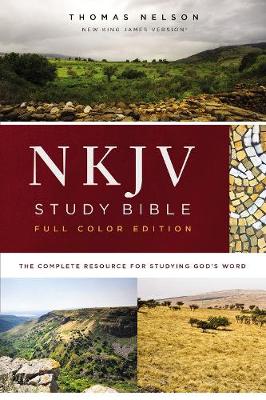 NKJV Study Bible Full-Colour Hardcover