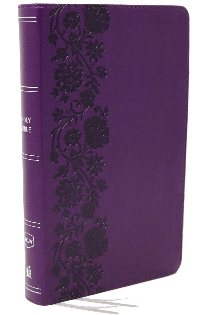 NKJV End-Of-Verse Reference Bible Personal Size Large print Purple