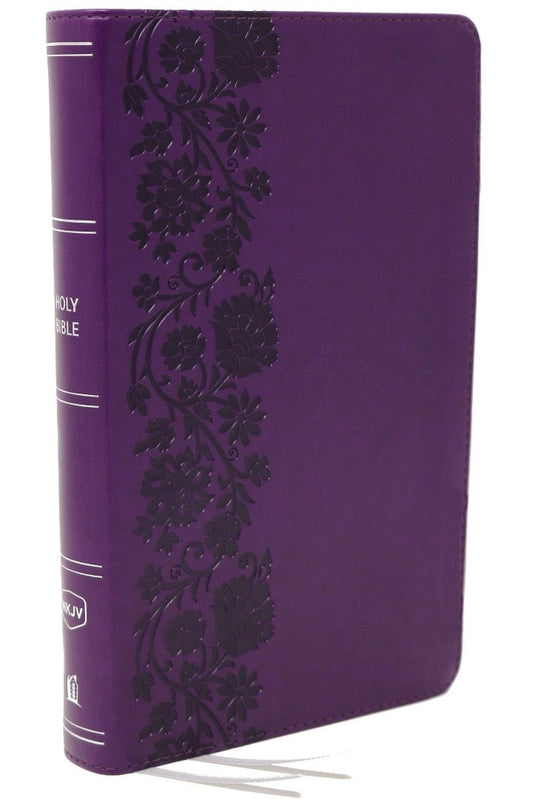 NKJV End-Of-Verse Reference Bible Personal Size Large print Purple