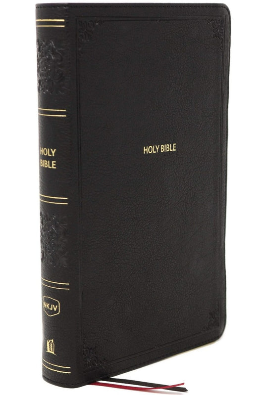 NKJV End-Of-Verse References Bible Personal  Size Large Print Index Black