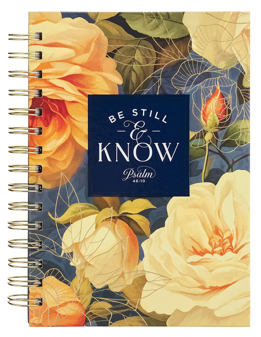 Be Still & Know A5 Spiral Bound Hardcover Journal