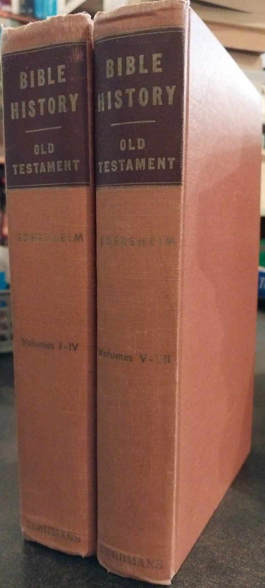 Old Testament Bible History (2 vol set) by Alfred Edersheim image 0