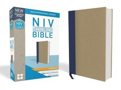 NIV Thinline Bible, Compact Size, Cloth Over Board image 0