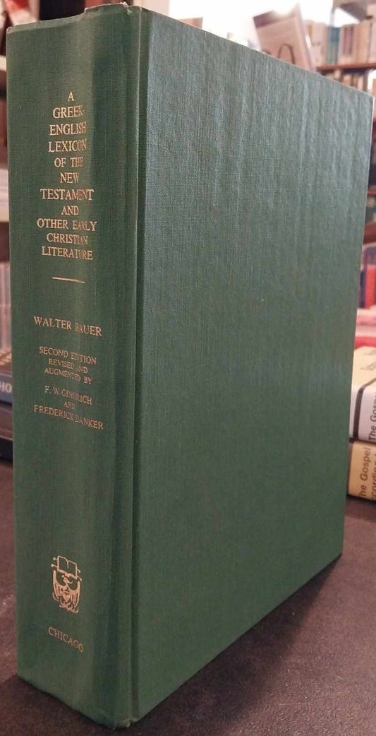 Greek-English Lexicon of the New Testament by William Bauer, second ed. image 0
