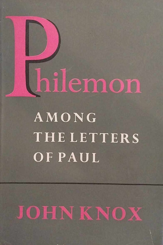 Philemon Among the Letters of Paul by John Knox image 0