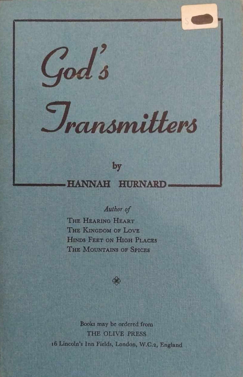God's Transmitters by Hannah Hurnard image 1